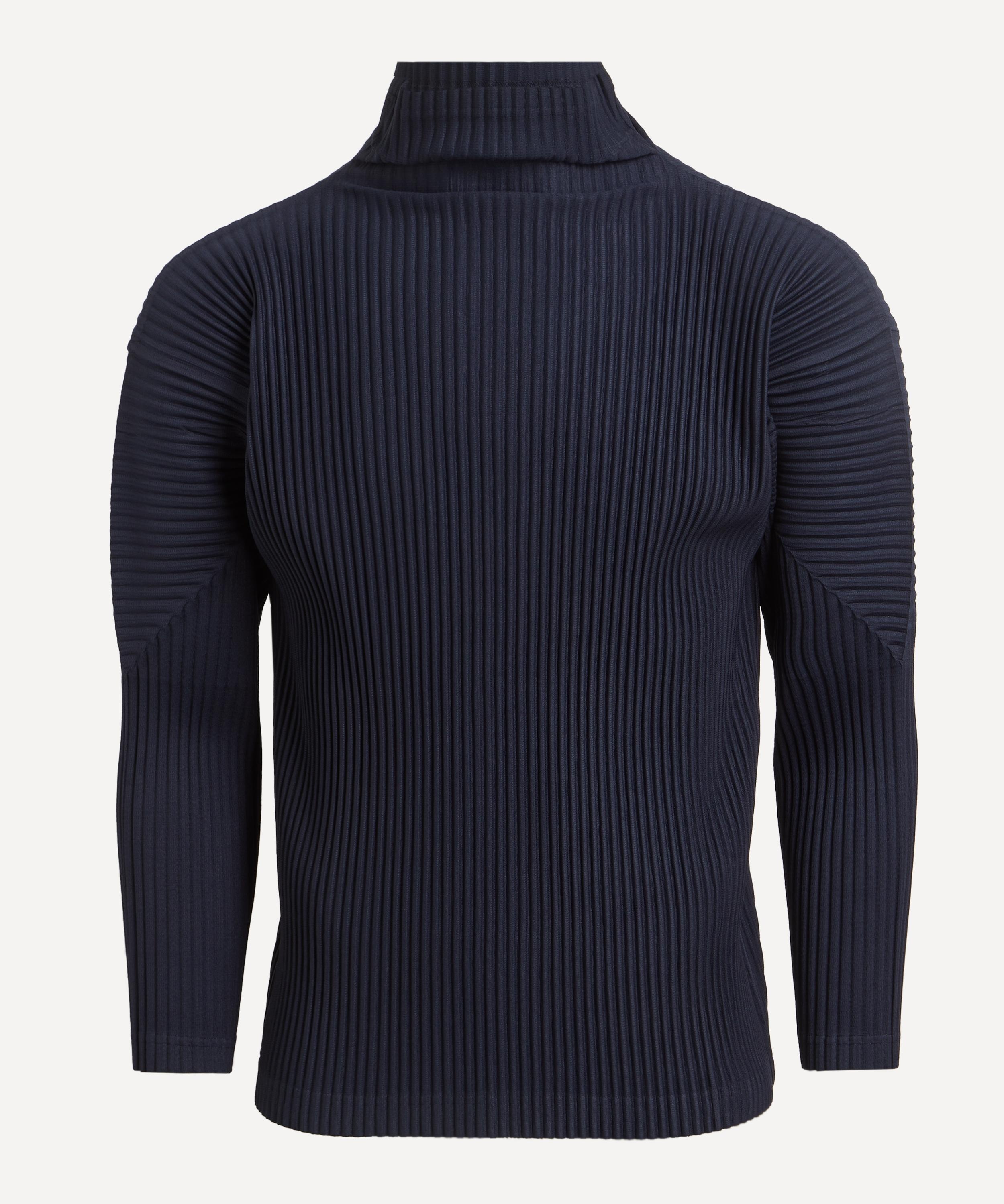 OCTOBER BASICS Pleated Long-Sleeve T-Shirt - 1