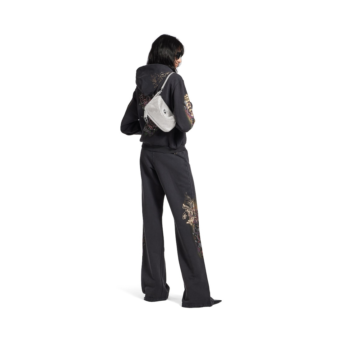 Women's Rodeo Sling Pochette in Smoke Grey - 7