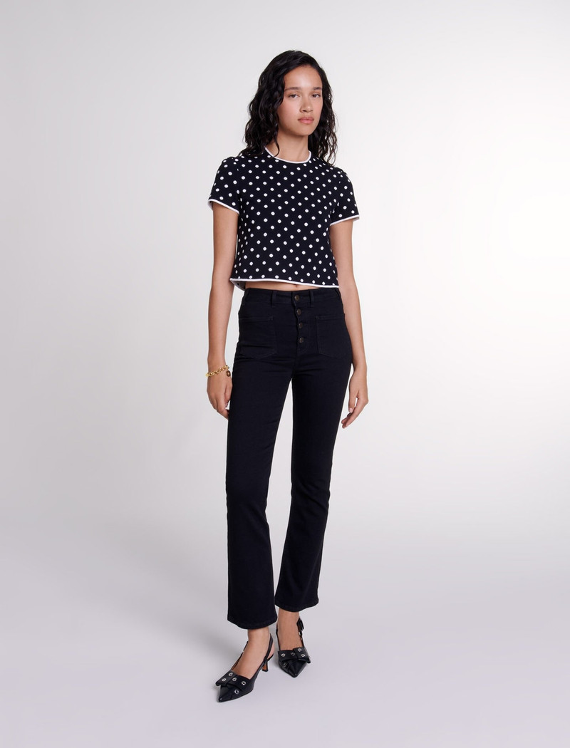 maje Fancy knit top outlook