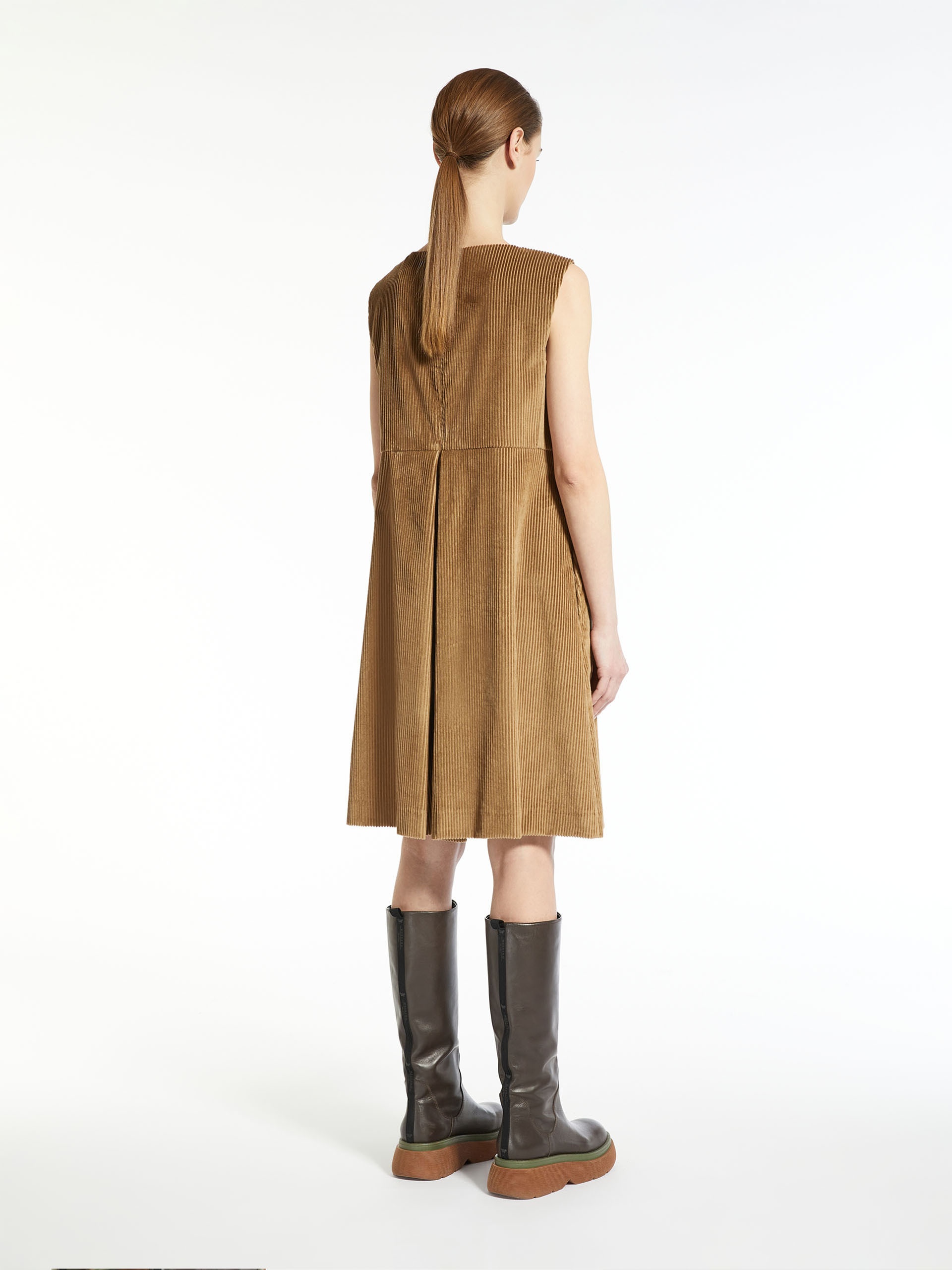 KANSAS Cotton velvet jumpsuit - 4