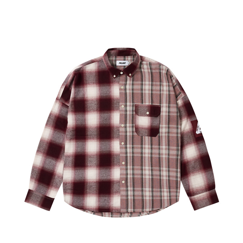 PATCHY FLANNEL SHIRT RED 1