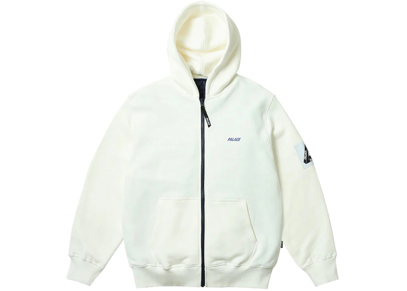 Palace Reversible Vest Hood Soft White - 3
