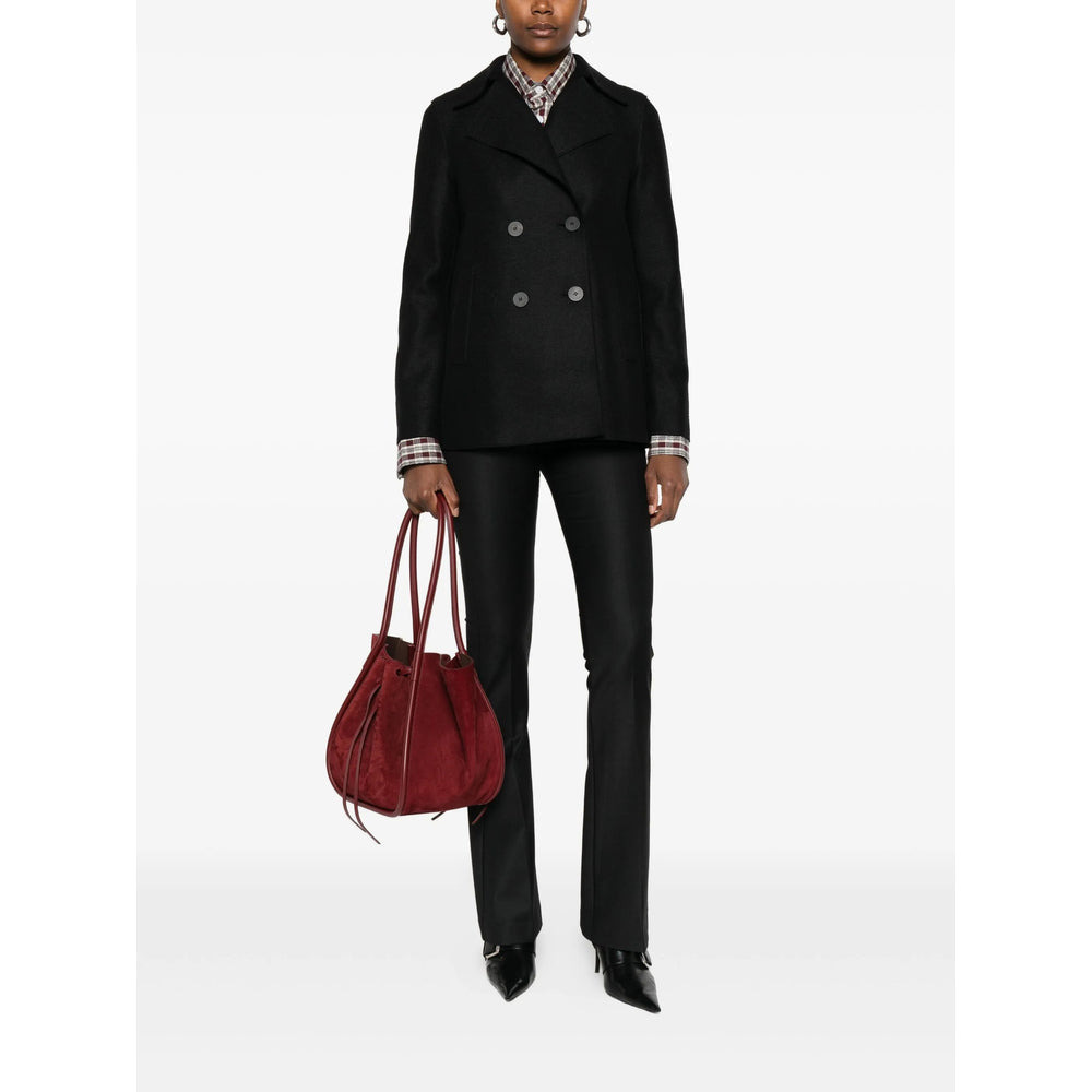 Harris Wharf London Black Jackets - Oversized Jackets Women - 3