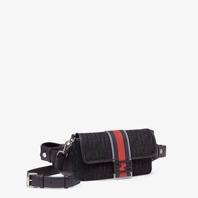 FENDI Black tech fabric bag outlook