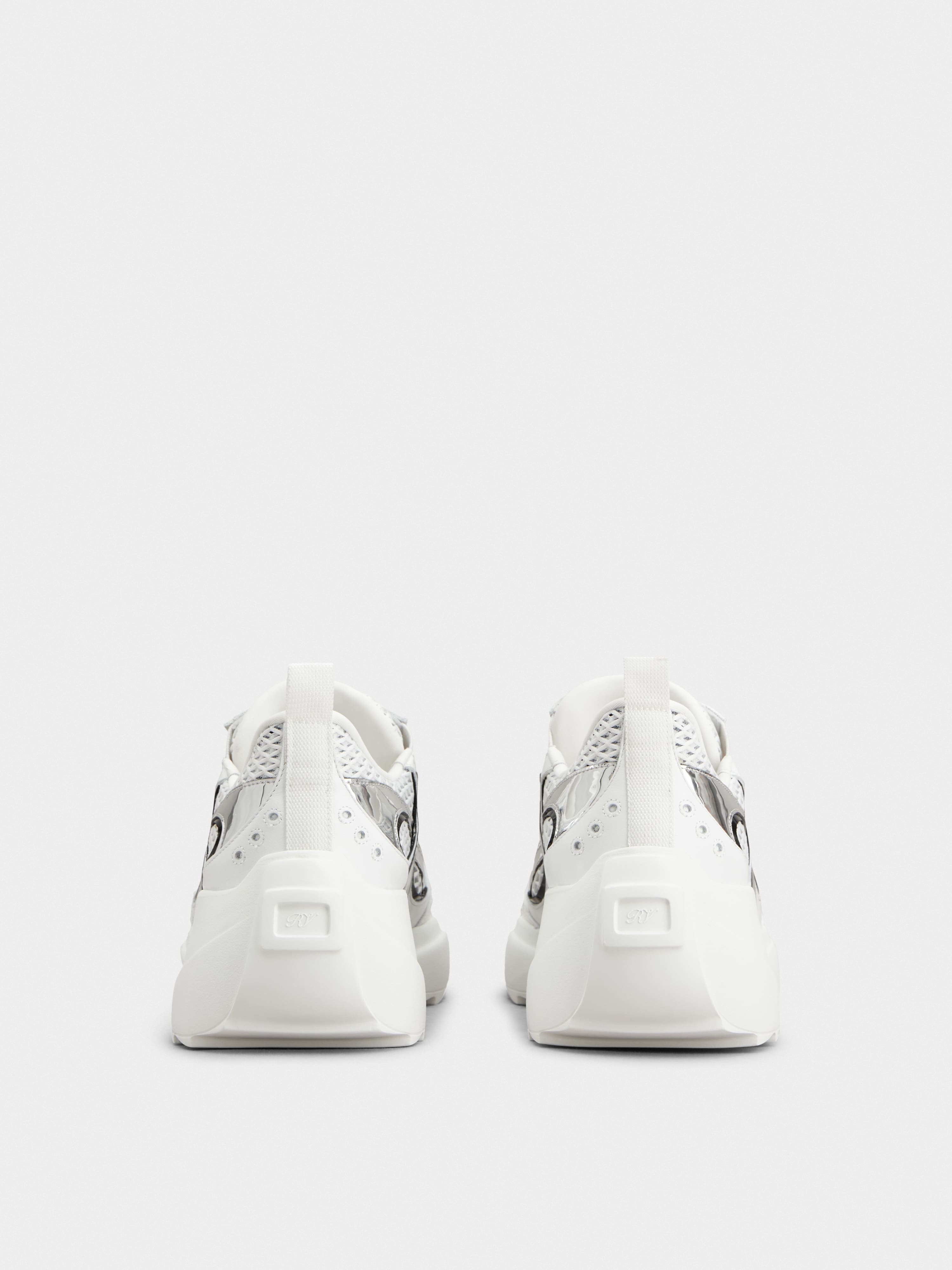 Viv' on the Run Sneakers in leather and fabric - 5