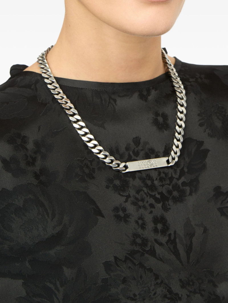 MM6 Maison Margiela Logo Necklace outlook