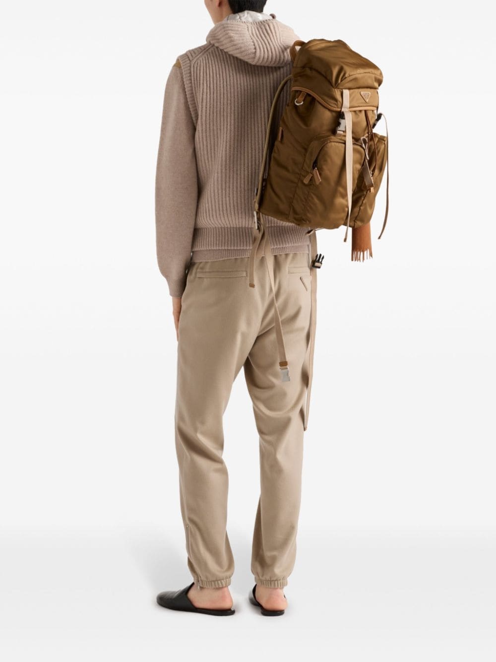 Cashmere hoodie vest - 3