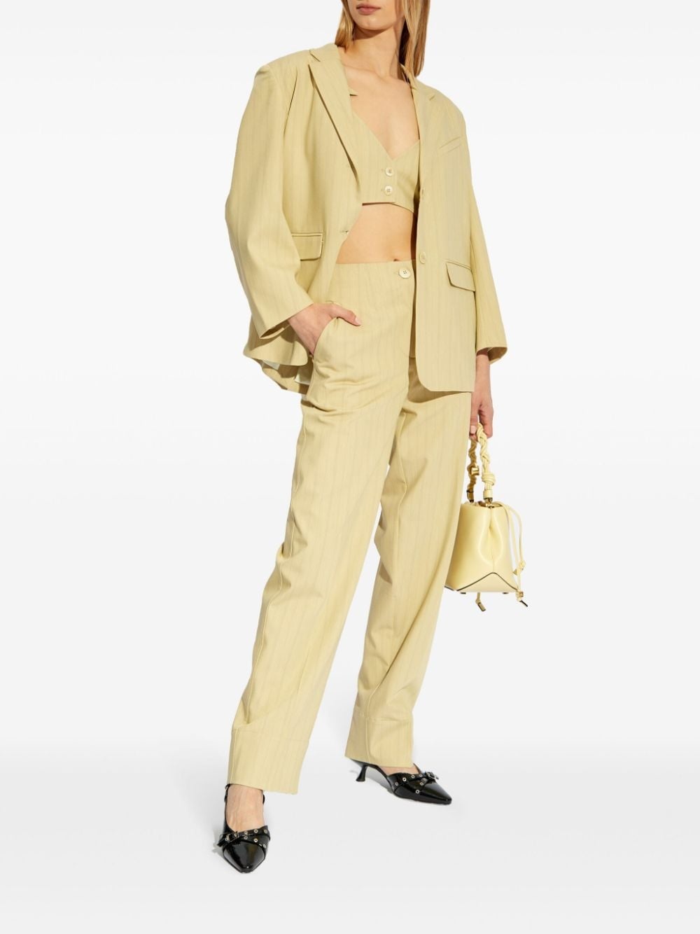 knot-detail cropped top - 2
