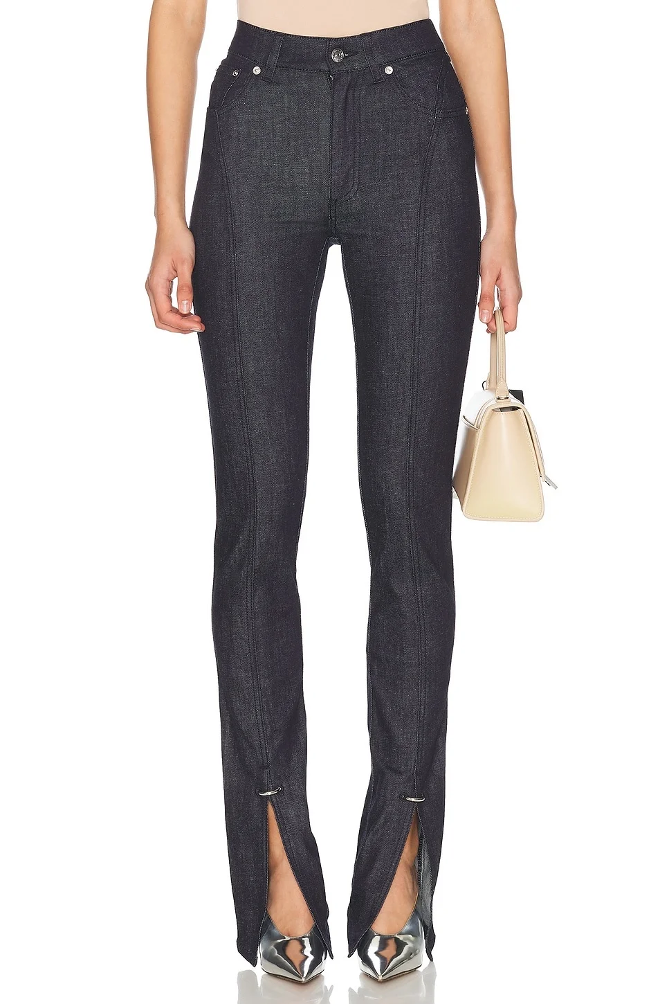 Split Hem Straight Leg - 1