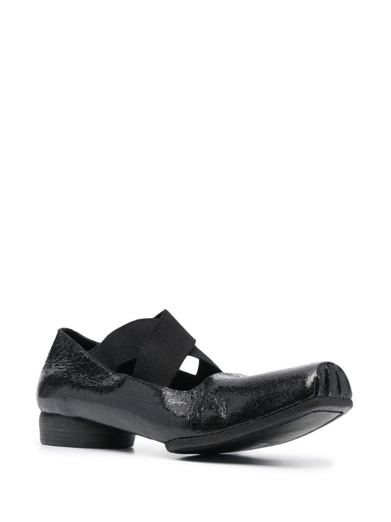 UMA WANG square toe ballerina shoes outlook