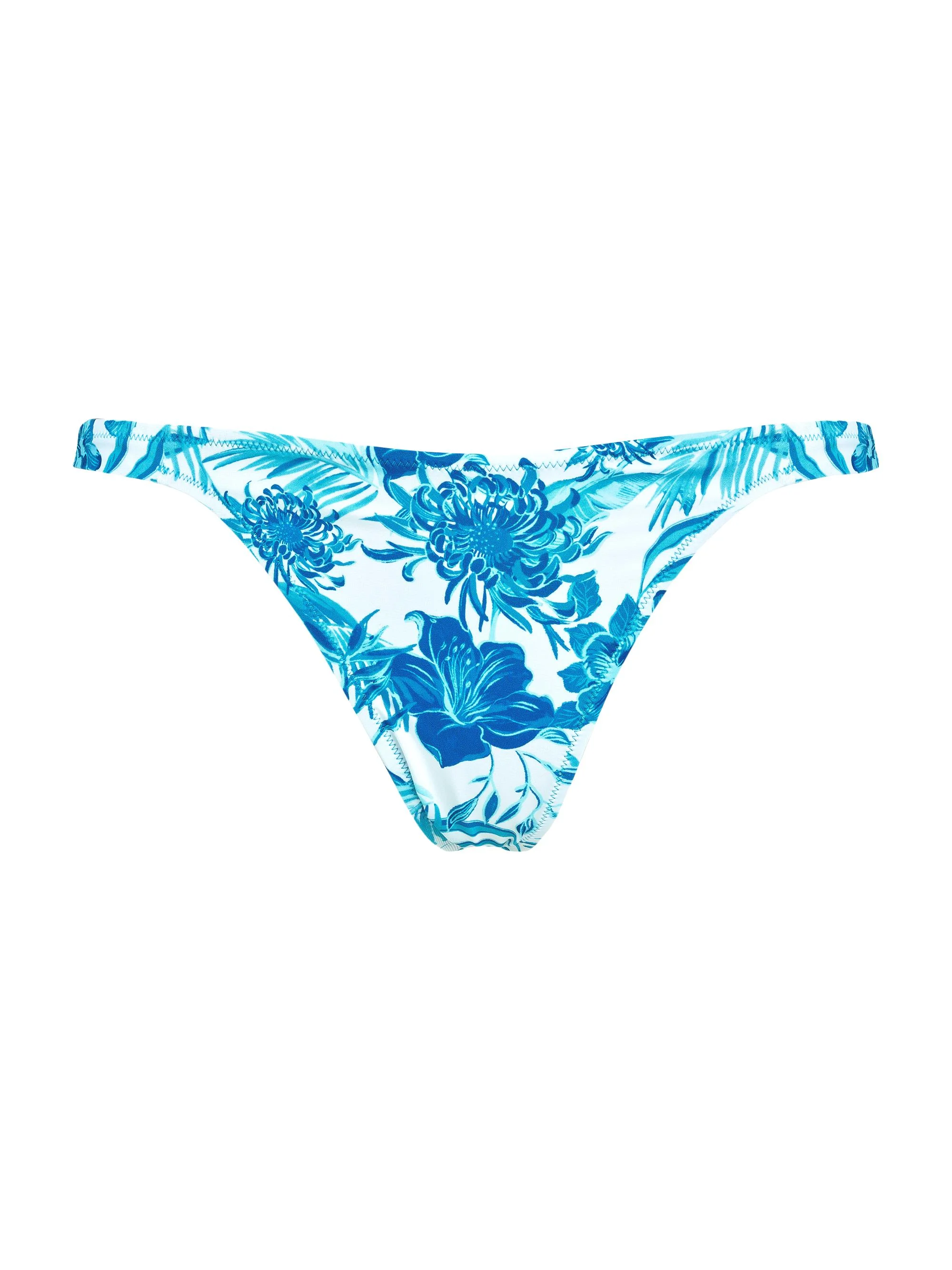 Women's Tahiti Flowers Bikini Bottom - Blanc - 1