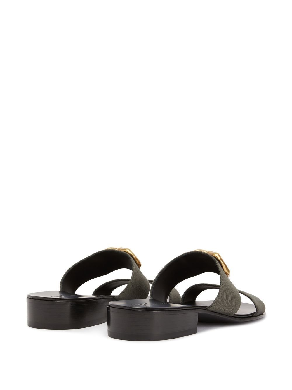 Gregorie logo-plaque sandals - 3
