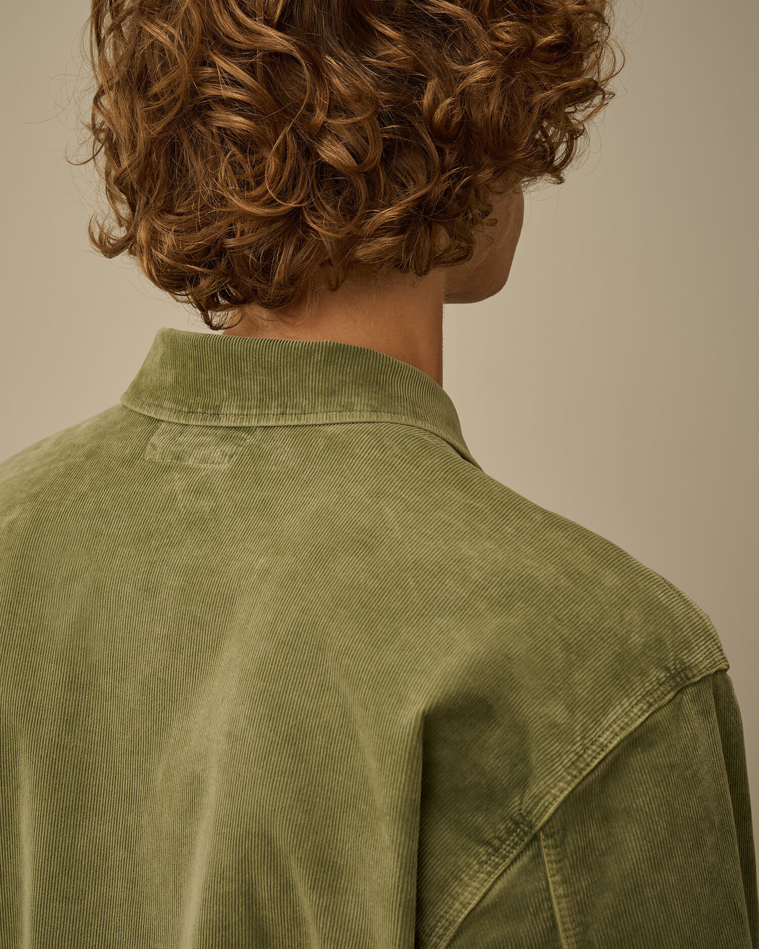 Corduroy Lens Button Overshirt - 6