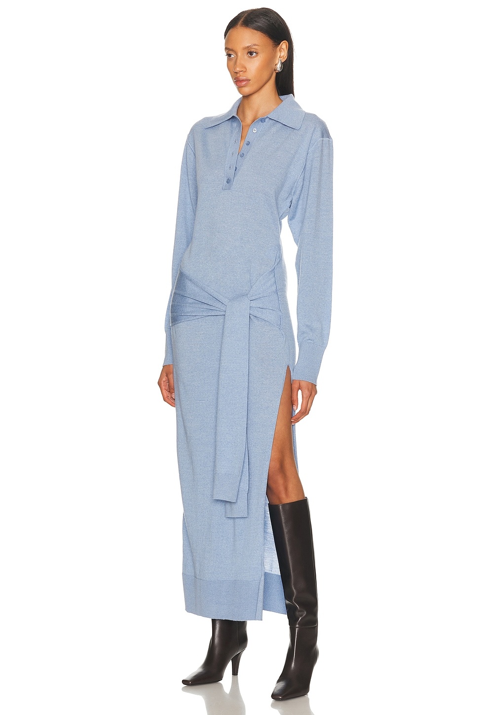 Wool Maxi Dress - 3
