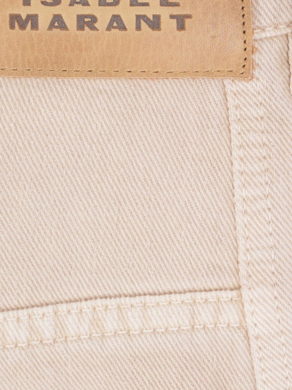 balloon-leg cotton jeans - 3