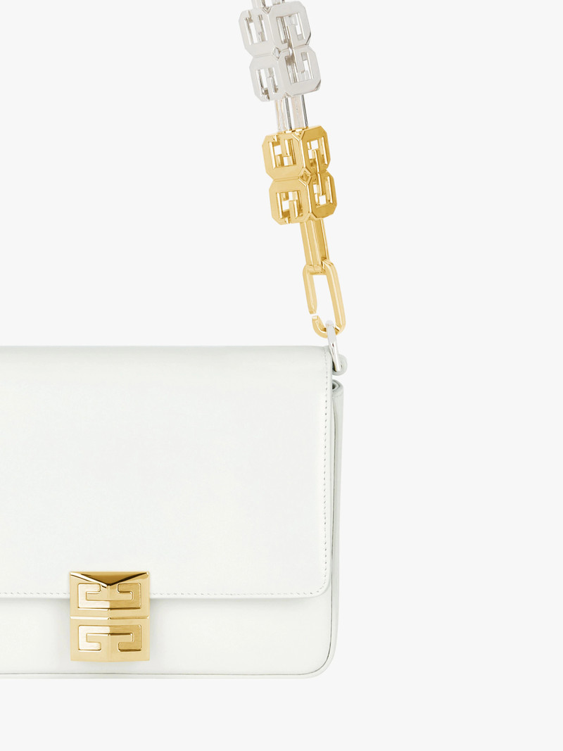 MEDIUM 4G BAG IN BOX LEATHER WITH CHAIN 6