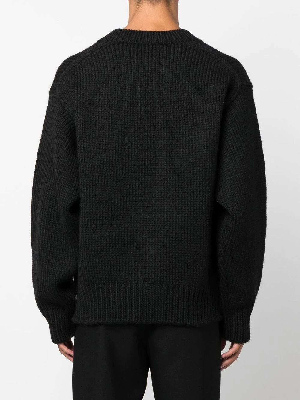 crew-neck wool-mohair jumper - 6