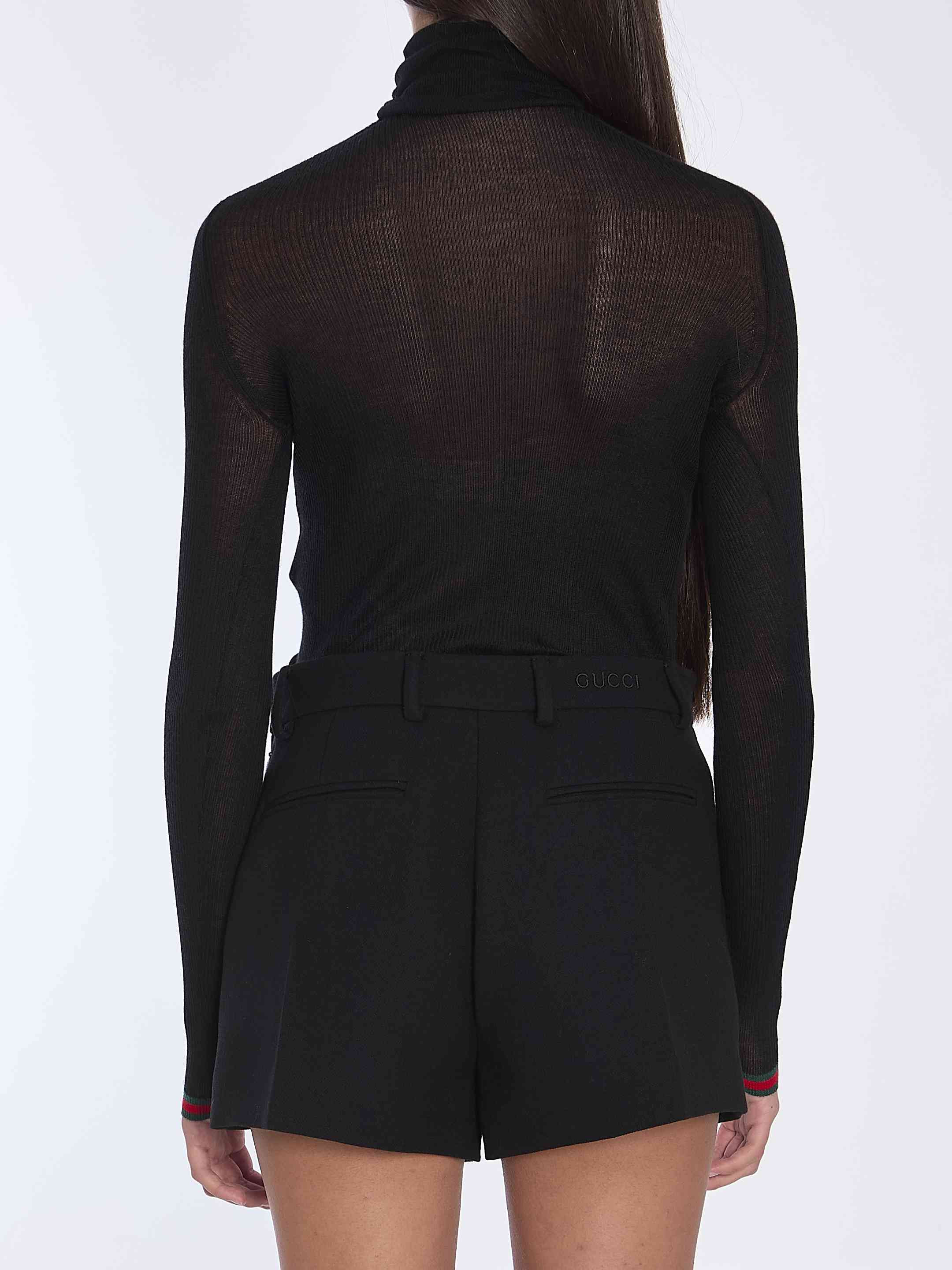 Gucci Women Cashmere And Silk Blend Top - 4
