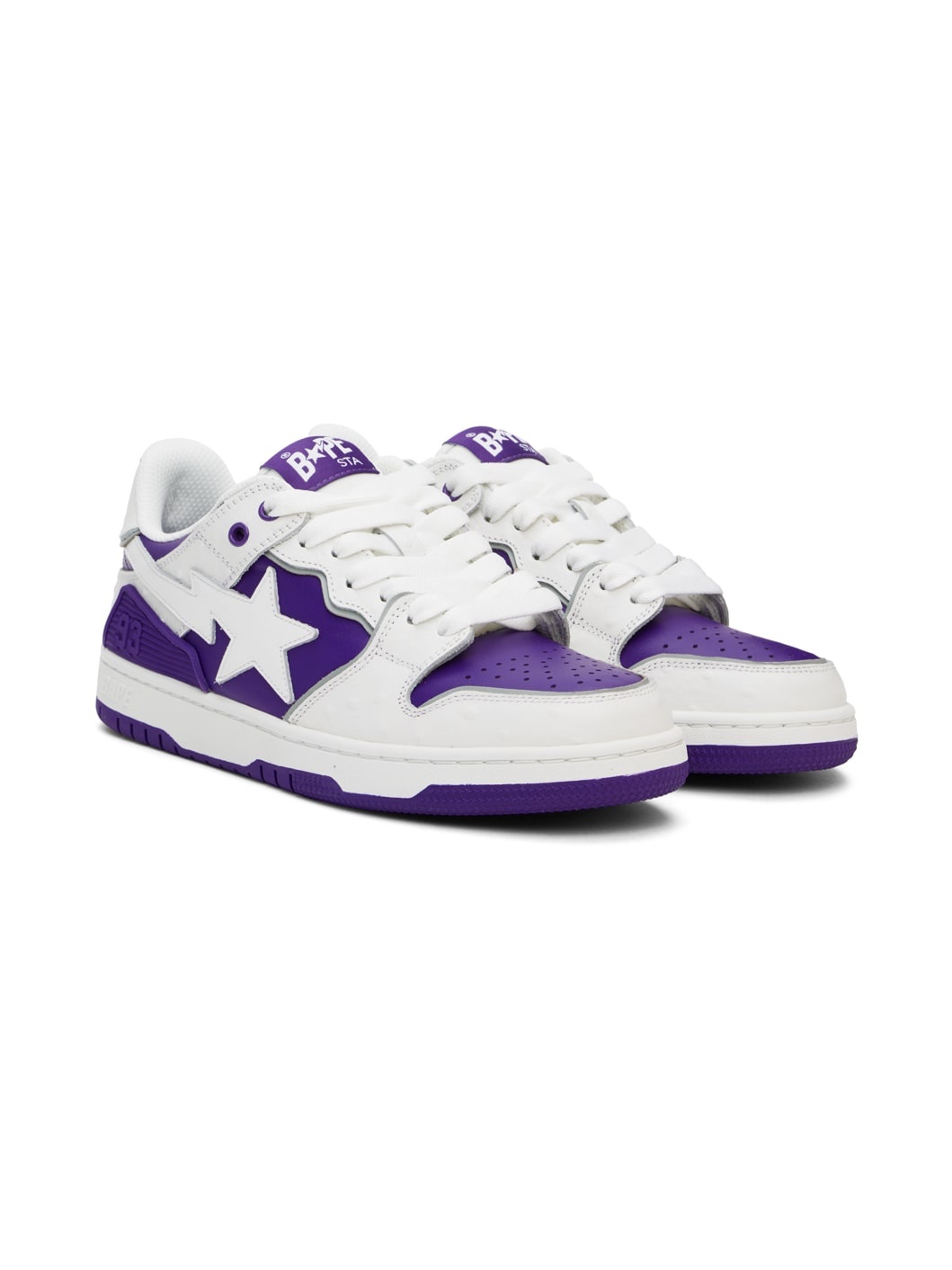 Purple Sk8 Sta #1 Sneakers - 4