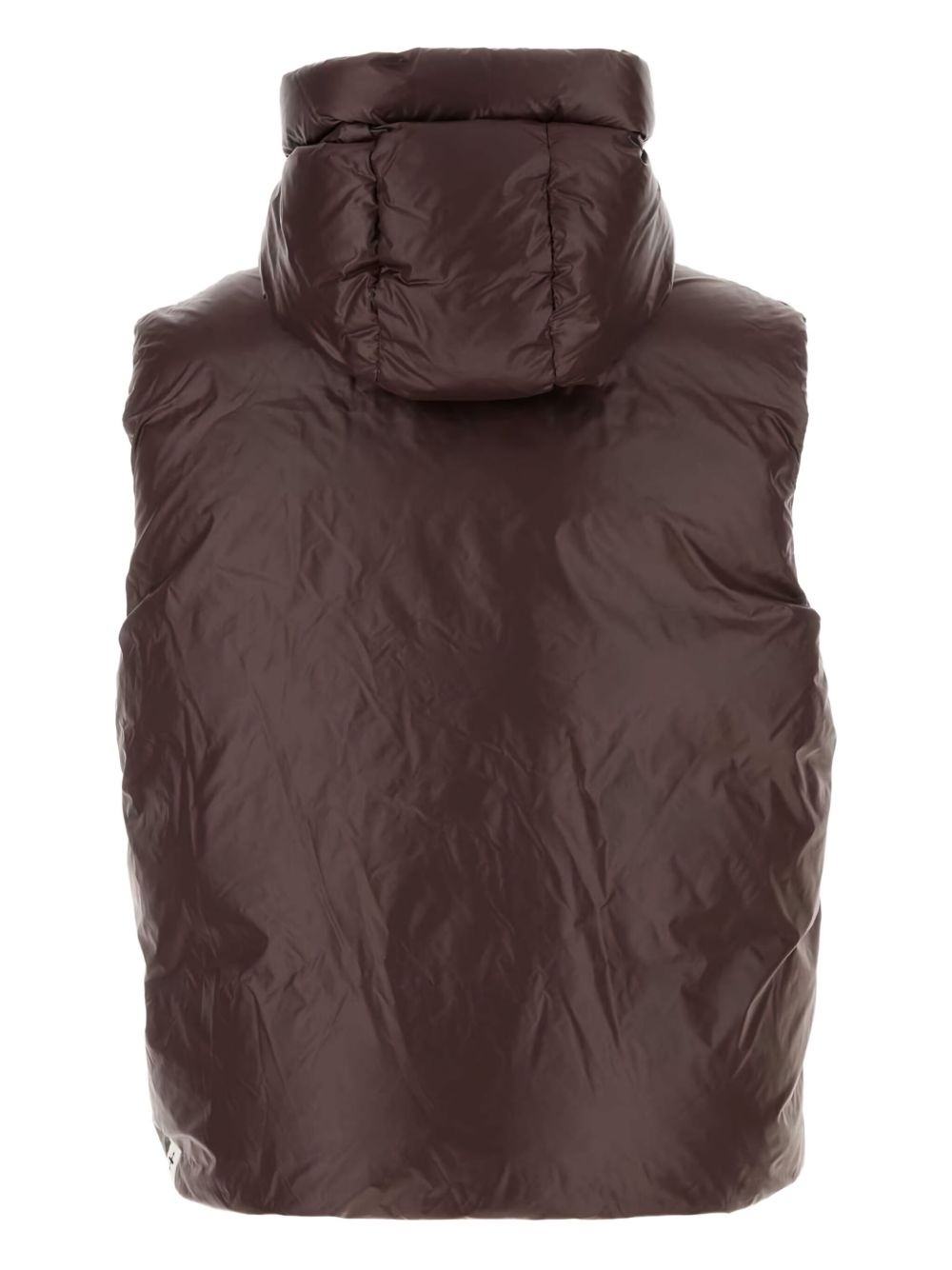 drawstring-hood gilet - 2