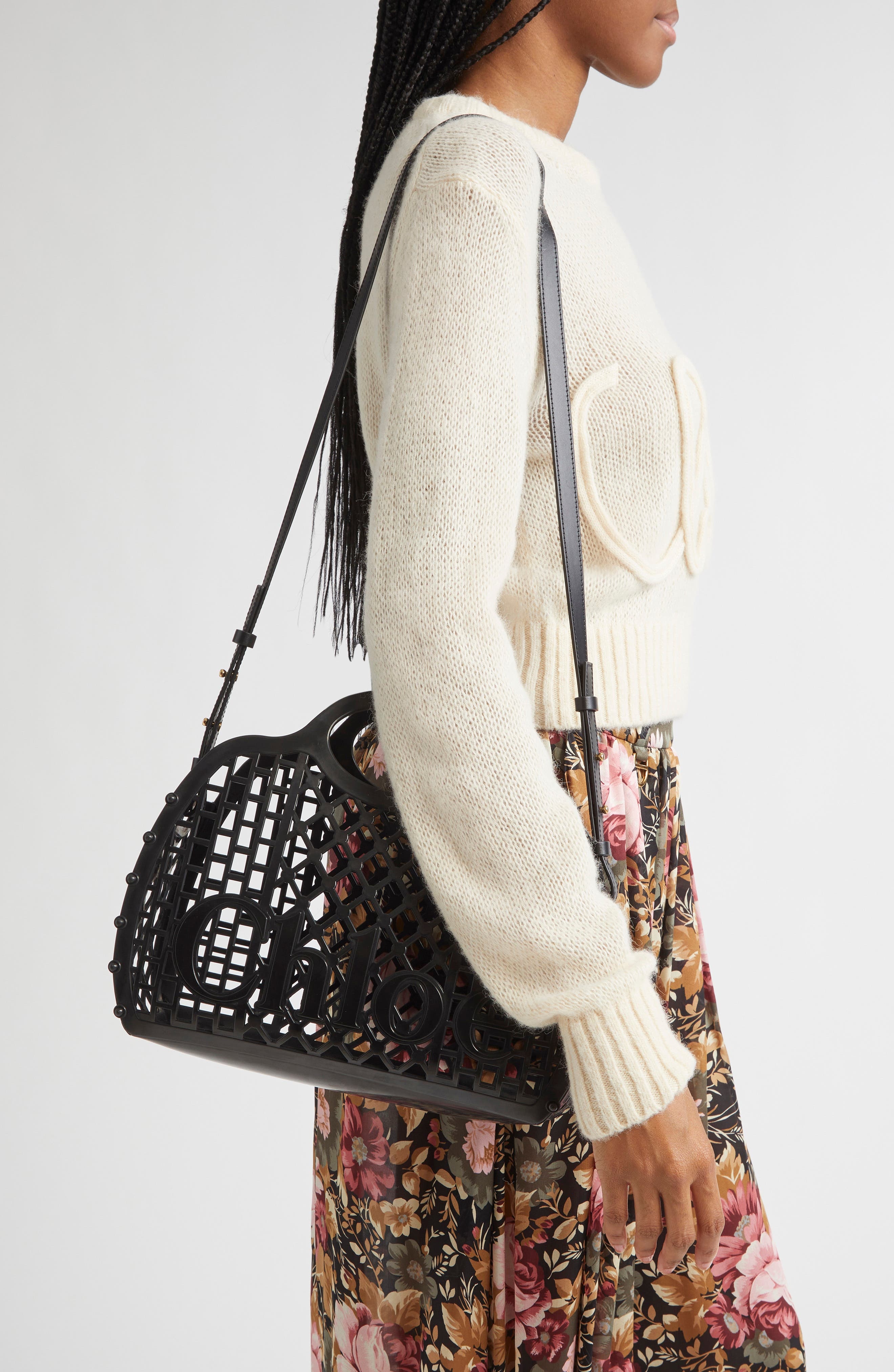 Chloé Cage Jelly Tote in Black at Nordstrom - 2