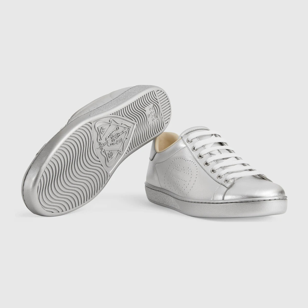 Women's metallic Ace sneaker - 5