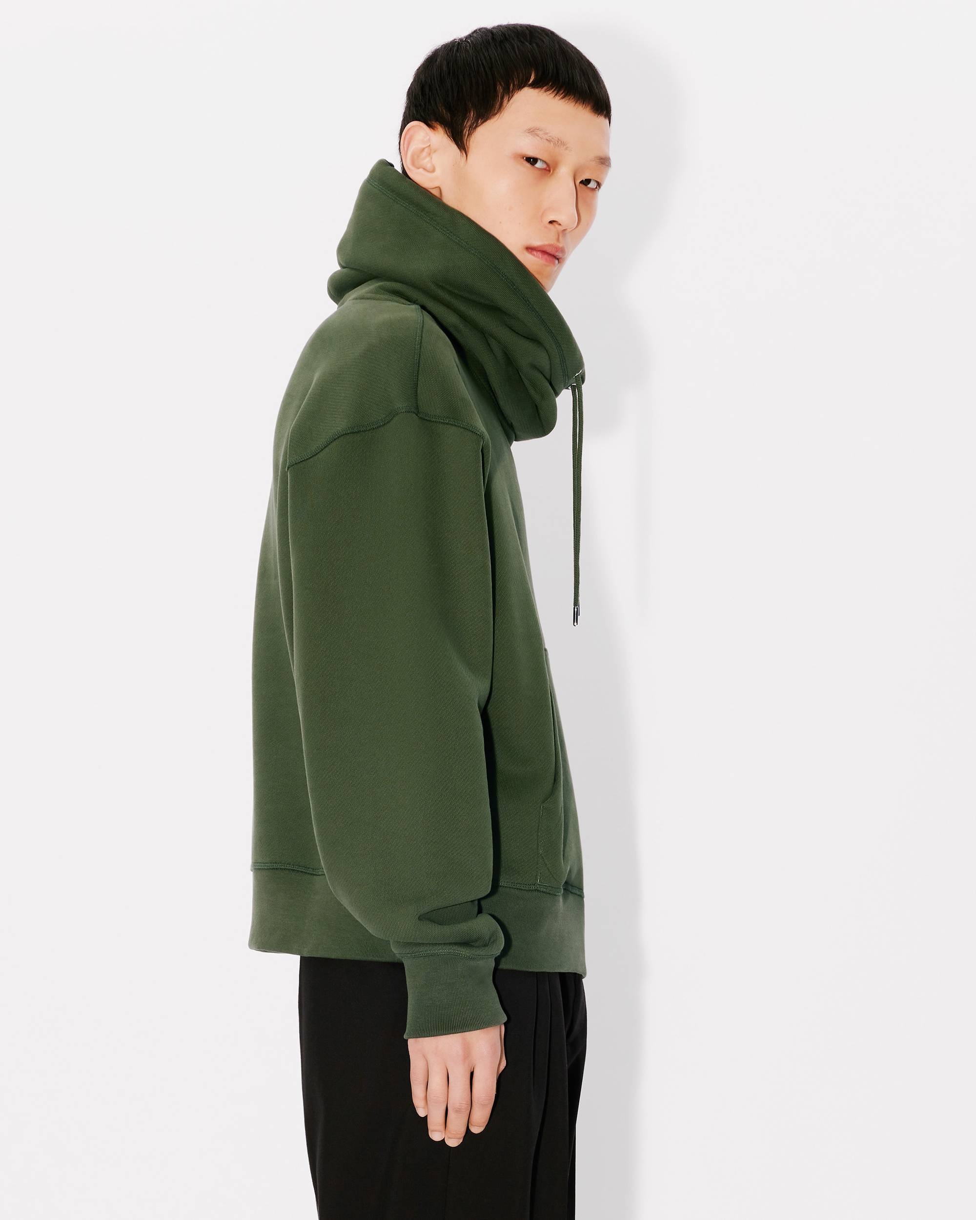 'KENZO Kube' embroidered snood sweatshirt - 4