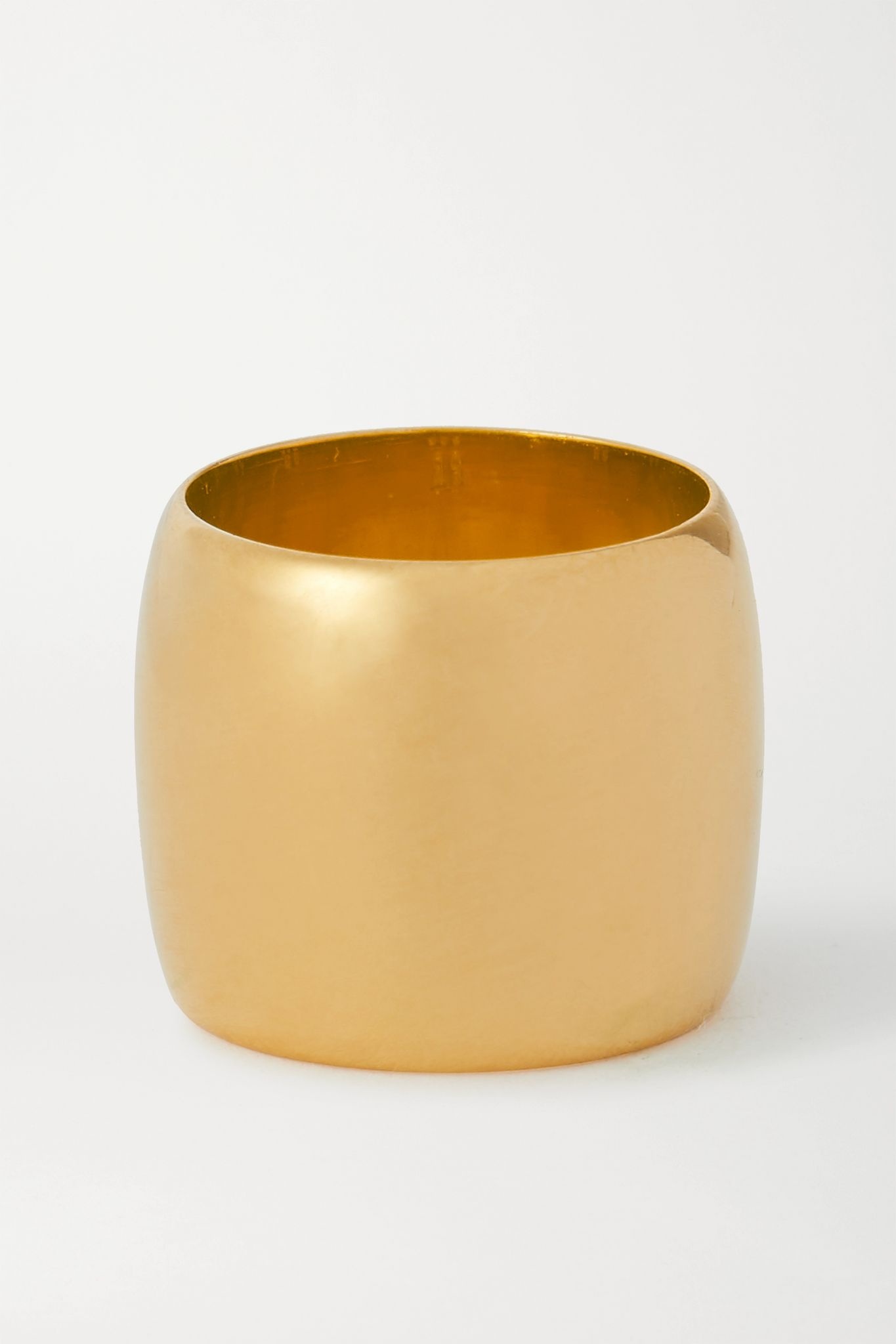 Cigar gold vermeil ring - 1