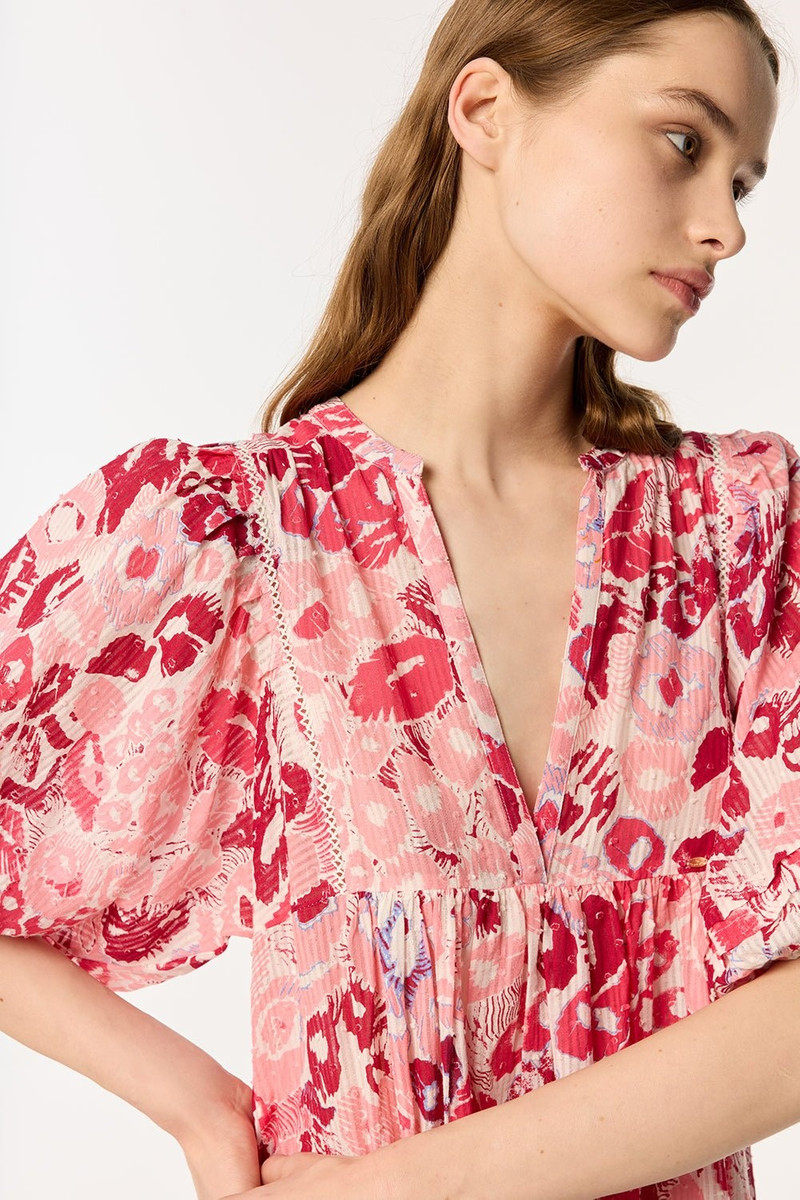 Poupette St Barth Mini Dress Aria - Pink Pencilleo outlook
