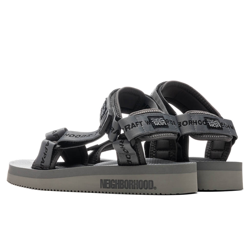 NEIGHBORHOOD X SUICOKE SI . OG-022V2 NR-SANDAL - GREY - 3