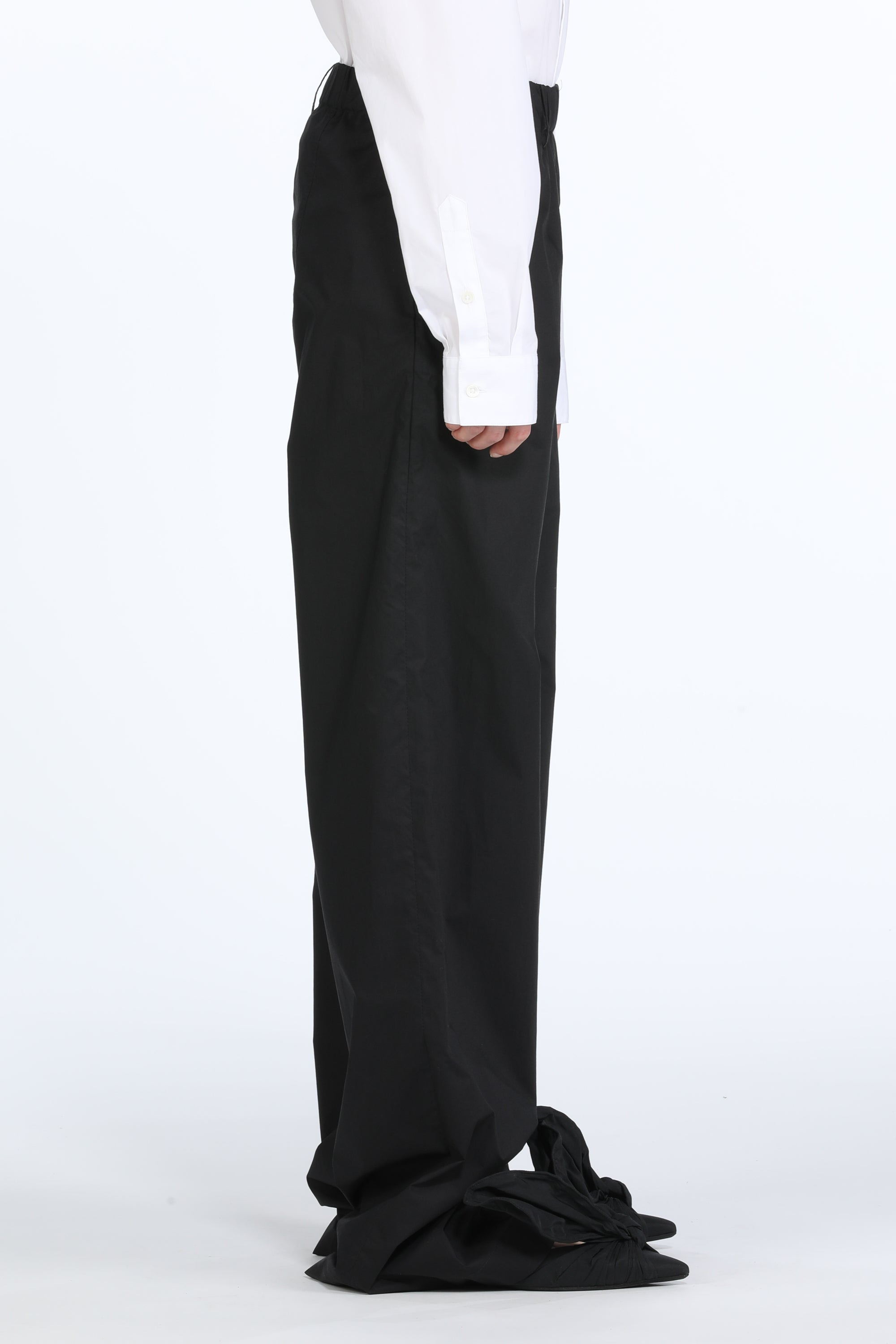 WIDE-LEG COTTON TROUSERS - 3