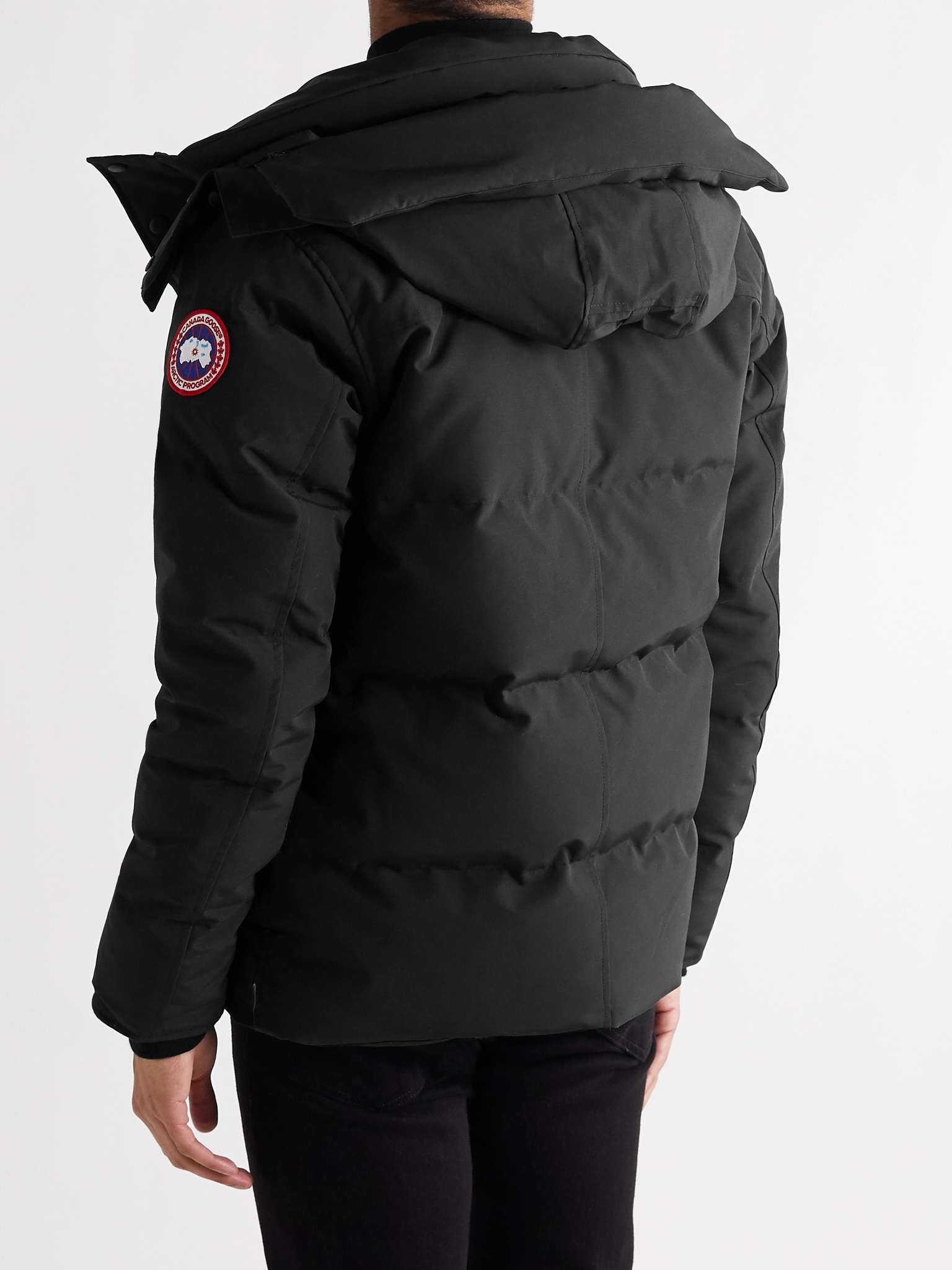 Wyndham Slim-Fit Quilted Arctic Tech Down Hooded Parka - 4