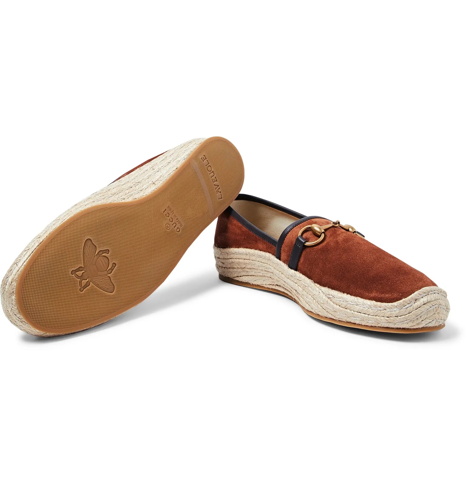 Matador Horsebit Leather-Trimmed Suede Espadrilles - 3