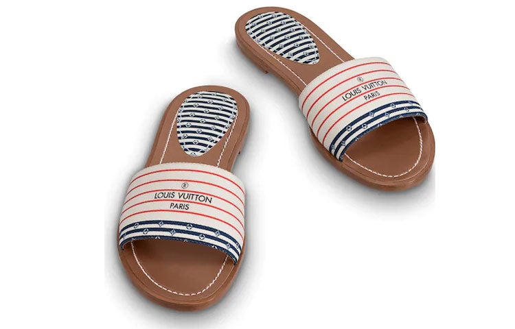 (WMNS) LOUIS VUITTON Lock It Slides 'Red White Blue' 1A7U39 - 4