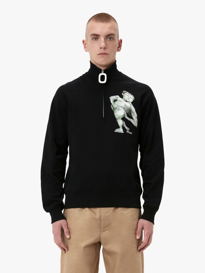 JW Anderson POL ANGLADA HALF ZIP TRACK TOP outlook