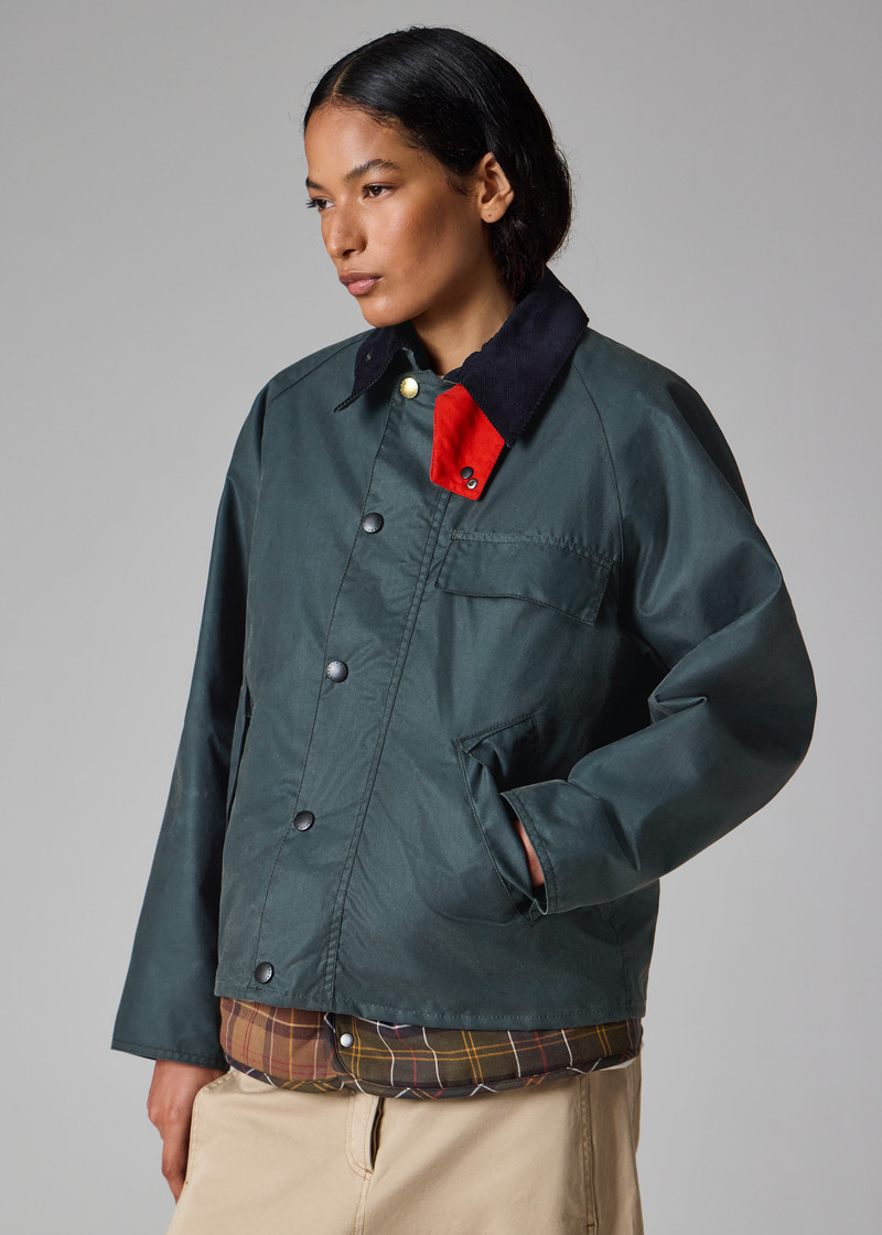Paul Smith loves Barbour - Slate Transport Wax Jacket 14