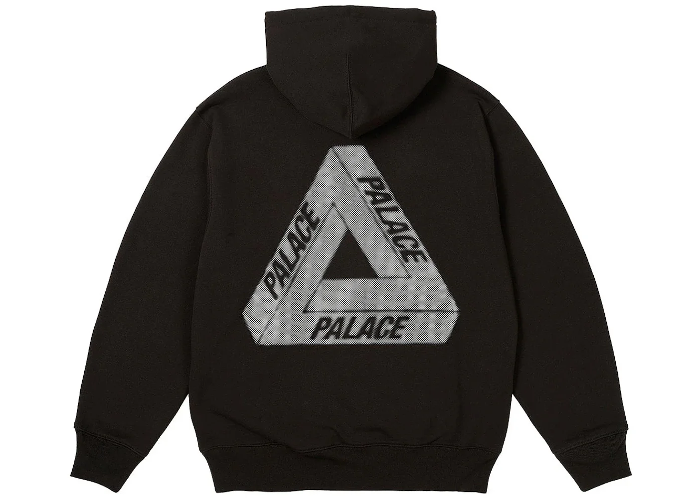 Palace Bit Grippy Tri-Ferg Hood Black - 1