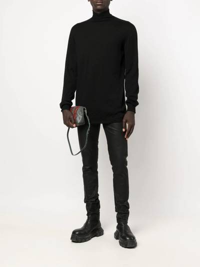 Rick Owens oversized-cut turtleneck jumper outlook