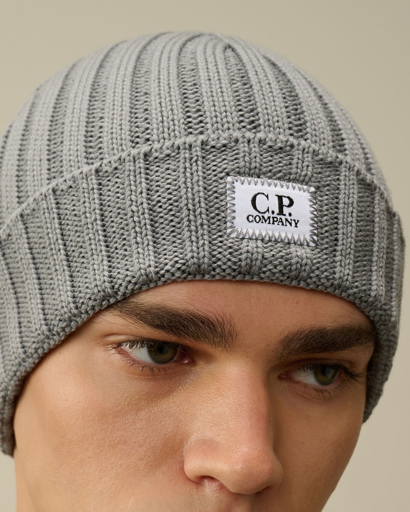 Extra Fine Merino Wool Logo Beanie 4