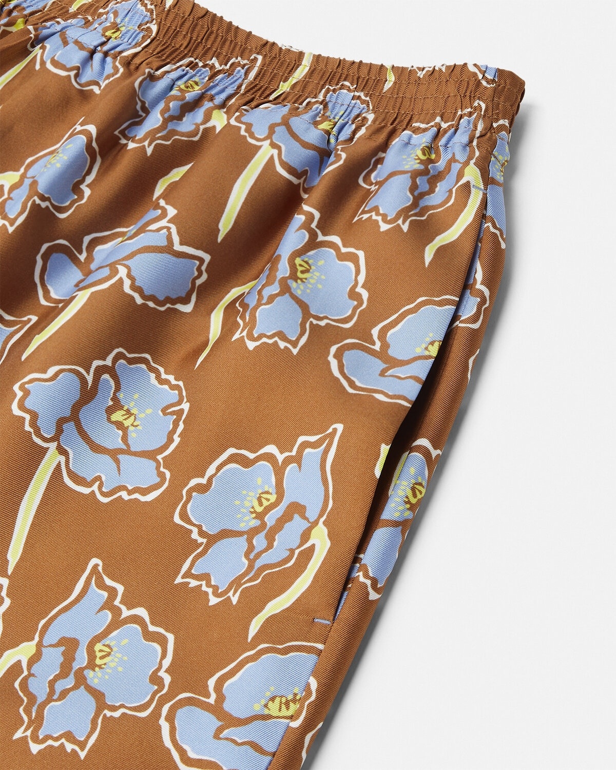 Poppies Foulard Silk Shorts - 4
