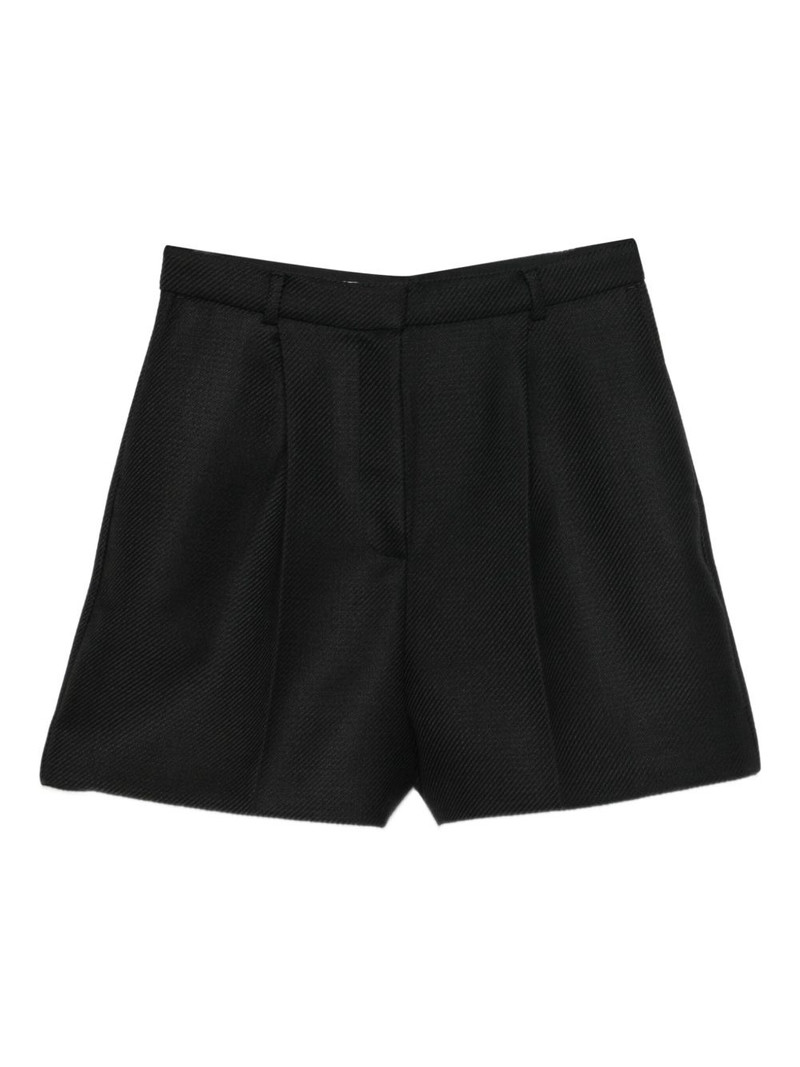 pleated shorts 1