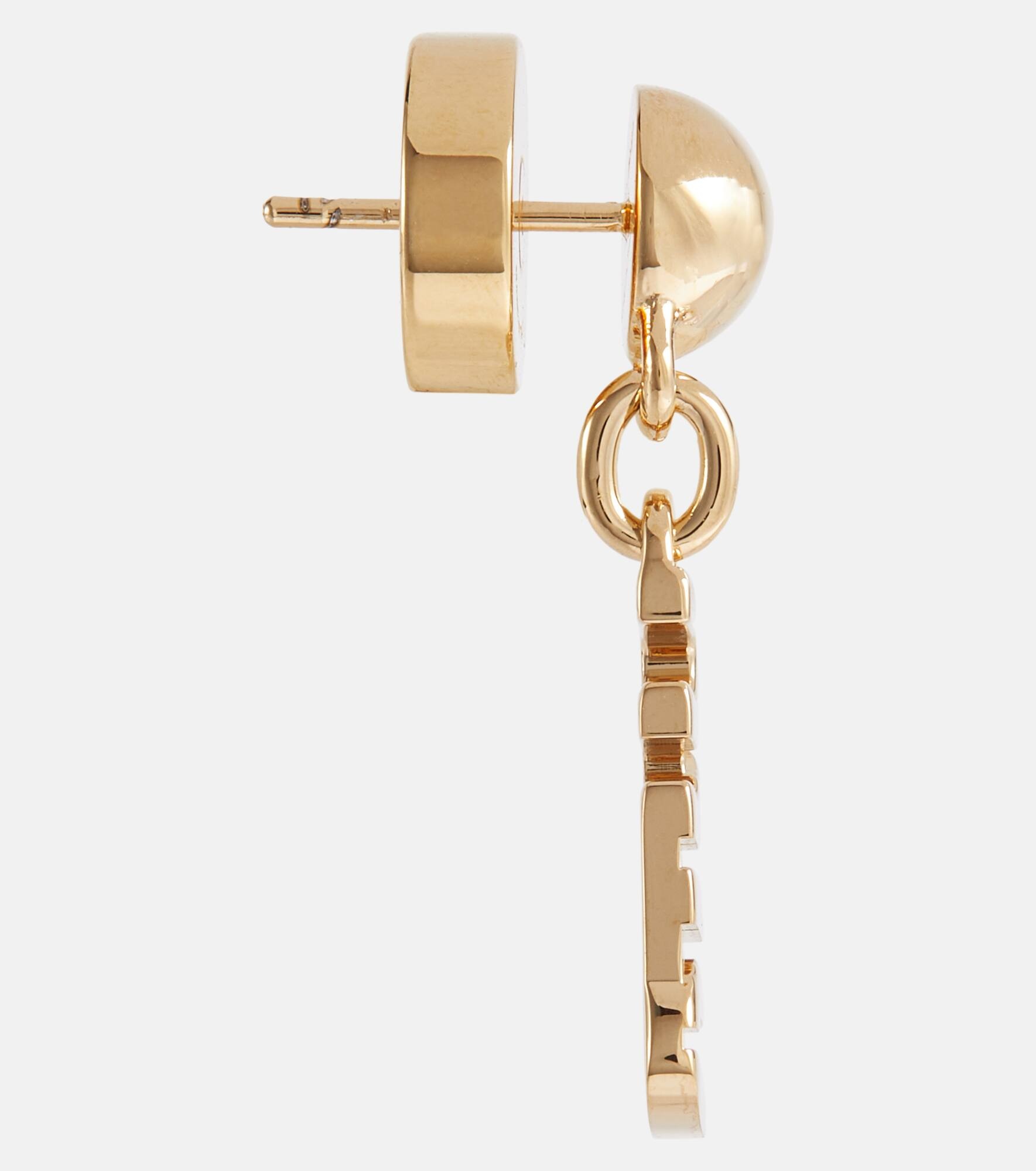 Logo drop earrings - 2