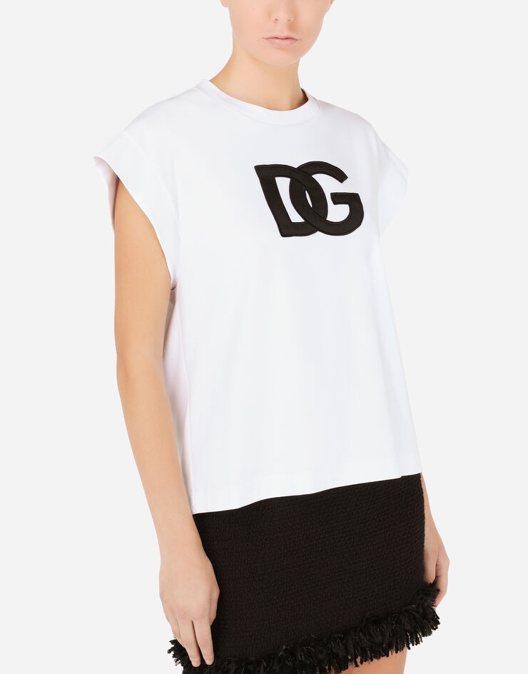 Interlock T-shirt with satin DG patch - 4