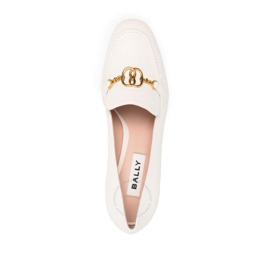 Bally - Bally Ellyane 50mm Almond-Toe Leather Pumps, Brand Size 40 ( US Size 9.5 ) - 4