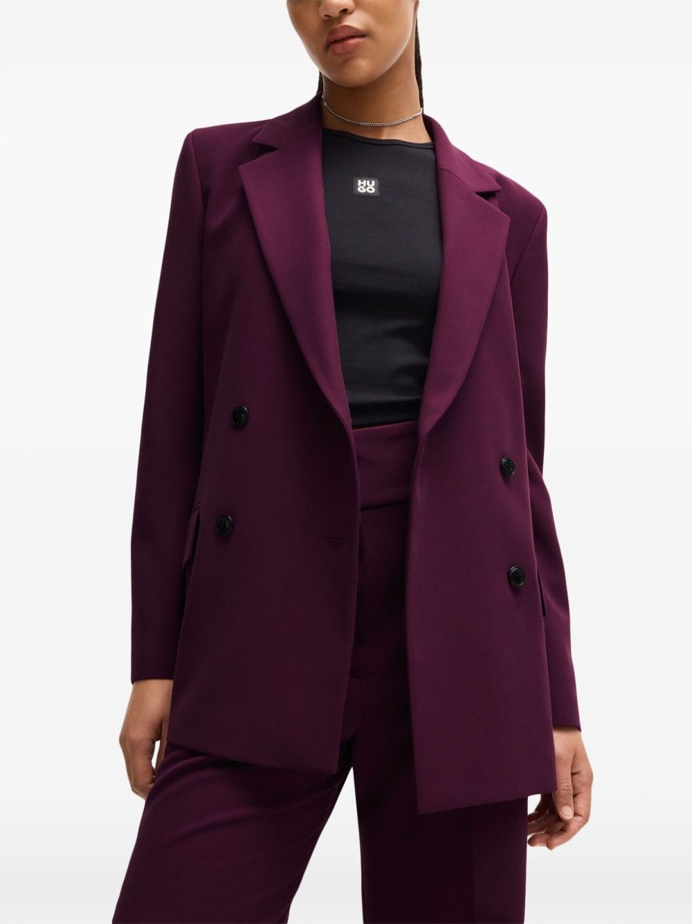 logo-patch blazer - 3