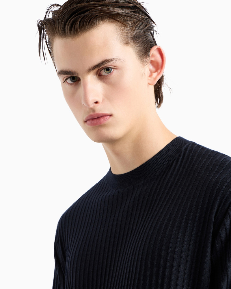Travel Essentials ribbed-effect virgin-wool jumper 5