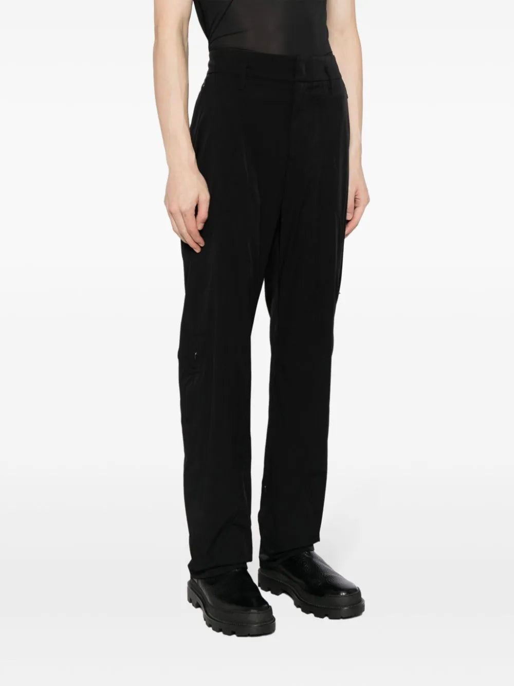 ZIP-DETAIL HIGH-WAIST TROUSERS - 3