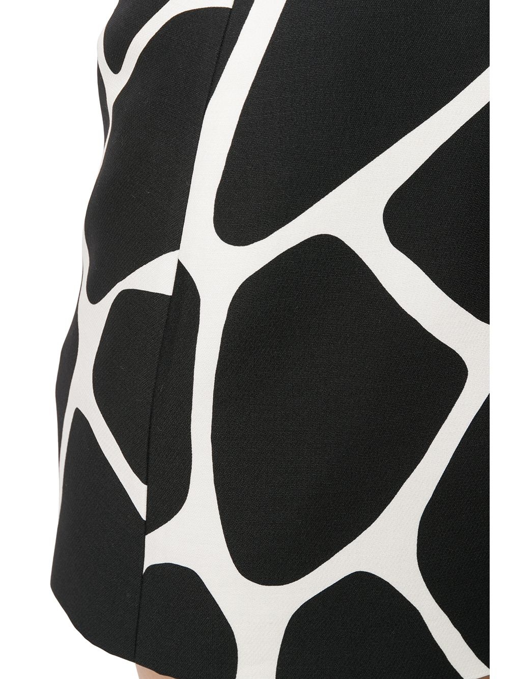 giraffe print fitted mini skirt - 5