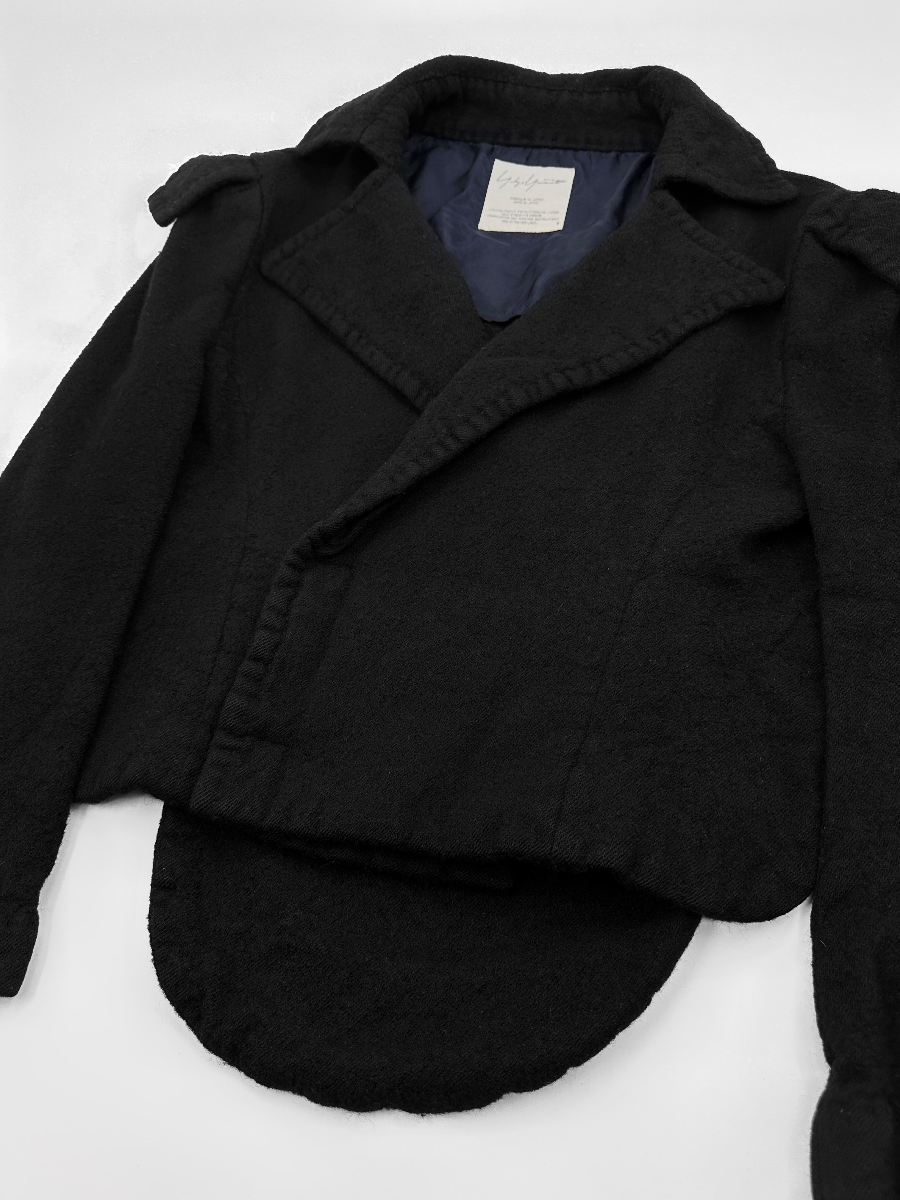 Yohji Yamamoto Fall 2006 Runway Oversized Wool Cropped Jacket 1 - 8