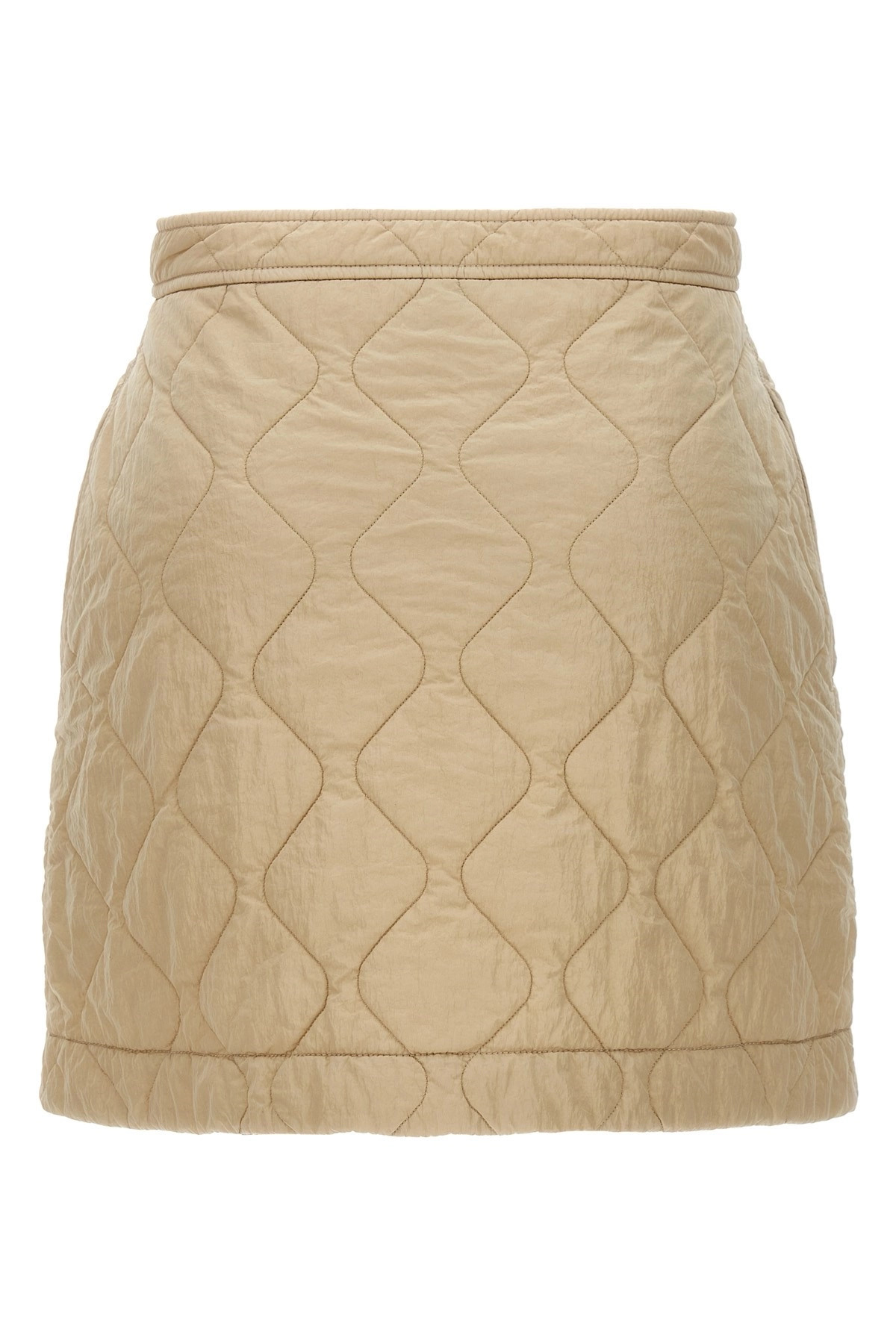 Quilted nylon skirt - 3